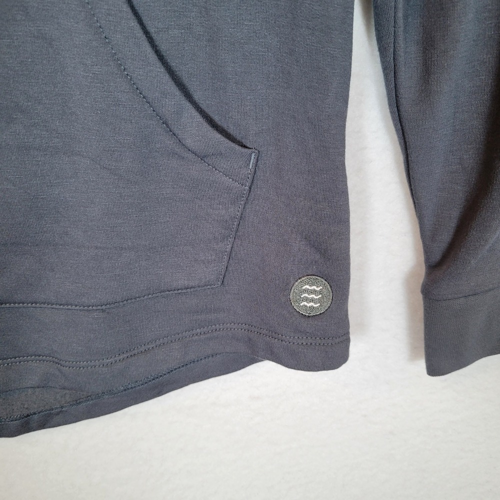 Free Fly Womens Bamboo Fleece Pullover Hoodie Sweater Size XS Gray Athleisure - Picture 5 of 10